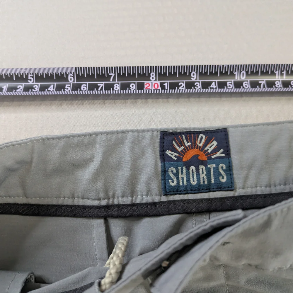 Faherty Light Gray Men's Shorts